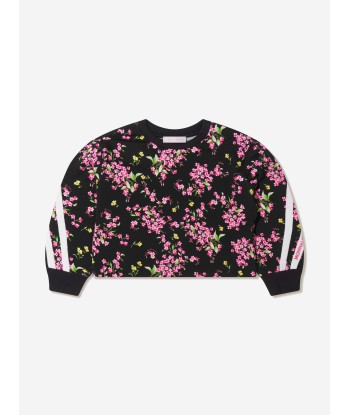 Monnalisa Girls Floral Cropped Sweatshirt Le MVP de beaucoup