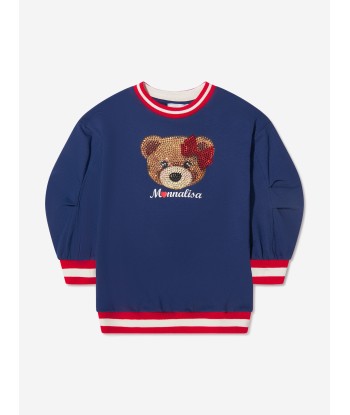 Monnalisa Girls Bear College Sweater Dress Comparez plus de prix