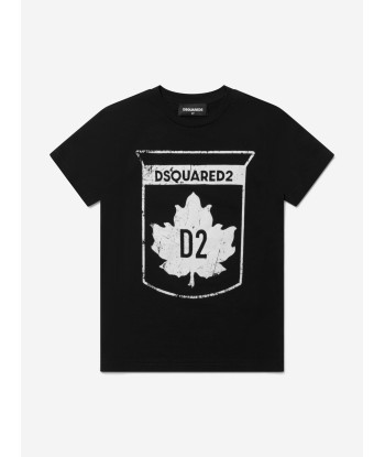 Dsquared2 Kids Maple Leaf Logo T-Shirt des créatures d'habitude