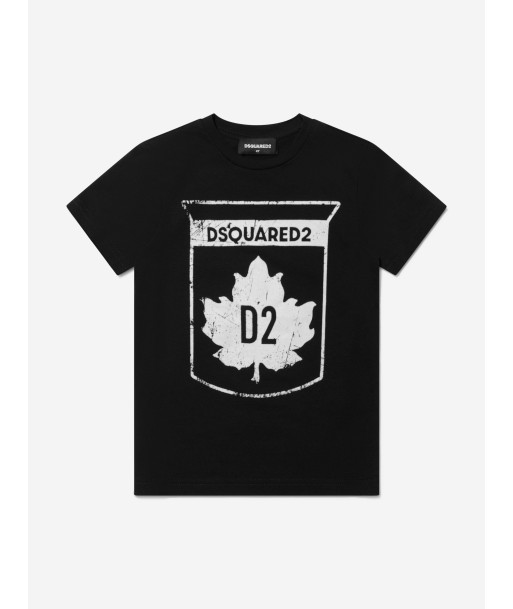 Dsquared2 Kids Maple Leaf Logo T-Shirt des créatures d'habitude