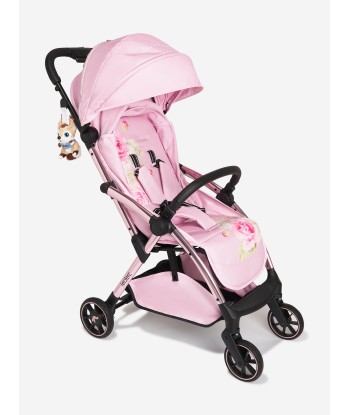 Monnalisa Baby Floral Print Stroller (H:101.5cm) Amélioration de cerveau avec