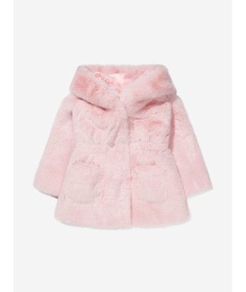 Monnalisa Baby Girls Faux Fur Hooded Coat Comment ça marche