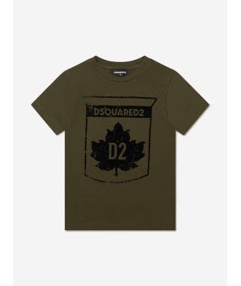 Dsquared2 Kids Maple Leaf Logo T-Shirt de technologie