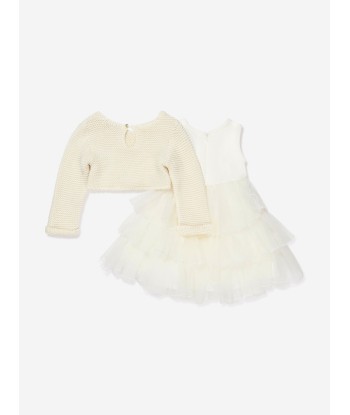 Monnalisa Baby Girls Snow Princess Dress en stock