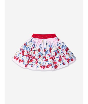 Monnalisa Girls Cherry Flounce Skirt In Multicolour Livraison rapide