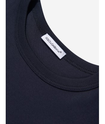 Dolce & Gabbana Boys Logo T-Shirt in Navy Le MVP de beaucoup