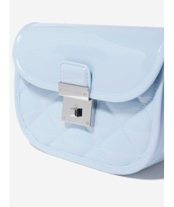 Monnalisa Girls PVC Shoulder Bag In Blue en ligne