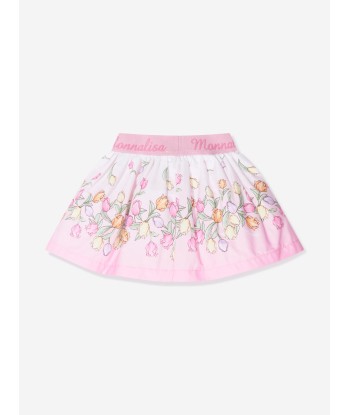 Monnalisa Baby Girls Tulip Print Skirt In Pink Découvrez la collection