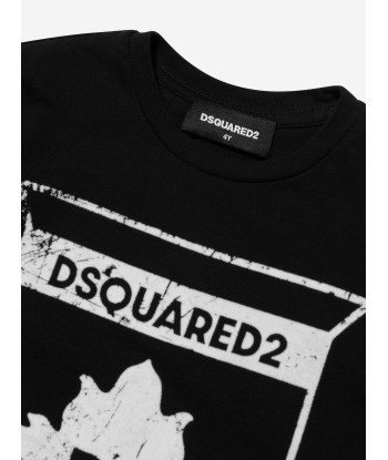 Dsquared2 Kids Maple Leaf Logo T-Shirt des créatures d'habitude