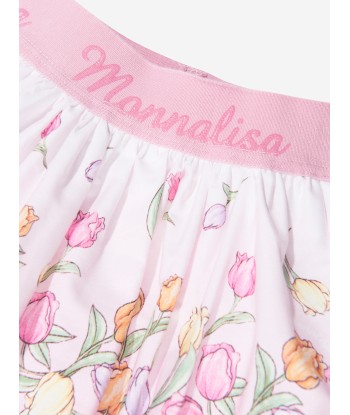 Monnalisa Baby Girls Tulip Print Skirt In Pink Découvrez la collection