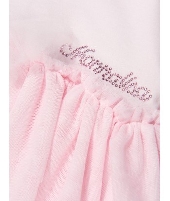 Monnalisa Baby Girls Party Chic Babygrow In Pink du meilleur 