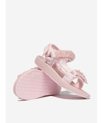 Monnalisa Girls Techno Soft Sandals in Pink Jusqu'à 80% De Réduction