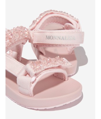 Monnalisa Girls Techno Soft Sandals in Pink Jusqu'à 80% De Réduction