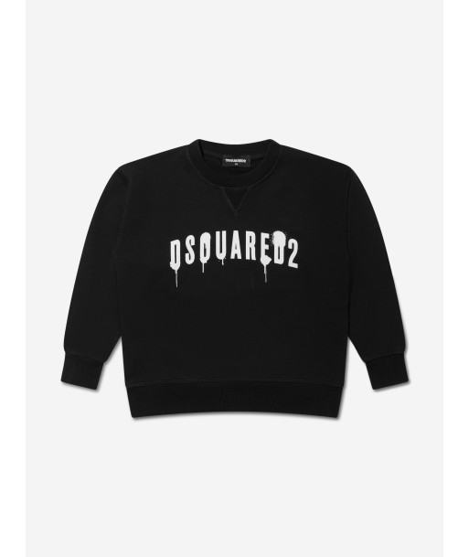 Dsquared2 Kids Drip Logo Sweatshirt destockage