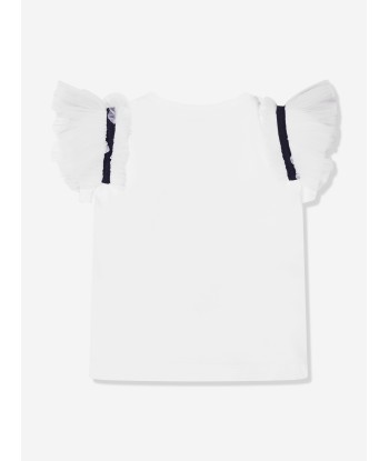 Monnalisa Girls Seafarer T-Shirt in White des créatures d'habitude