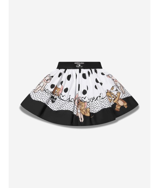 Monnalisa Girls Jerry And Cherie Polka Dot Skirt in White Comparez plus de prix