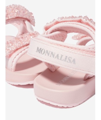 Monnalisa Girls Techno Soft Sandals in Pink Jusqu'à 80% De Réduction