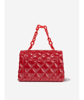 Monnalisa Girls Diamante Quilted Bag in Red est présent 