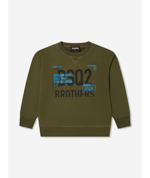 Dsquared2 Kids Logo Brothers Sweatshirt JUSQU'A -70%! 