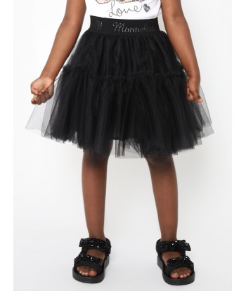 Monnalisa Girls Tulle Skirt in Black d'Europe débarque