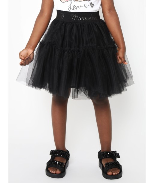 Monnalisa Girls Tulle Skirt in Black d'Europe débarque