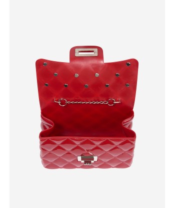 Monnalisa Girls Diamante Quilted Bag in Red est présent 