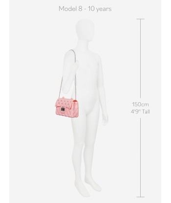 Monnalisa Girls Diamante Quilted Bag in Pink les ligaments