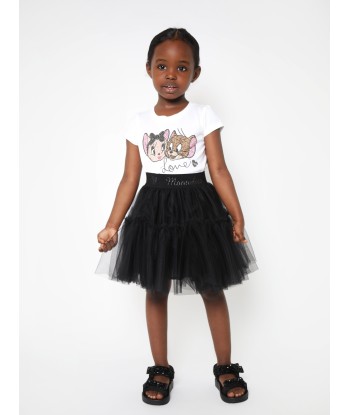 Monnalisa Girls Tulle Skirt in Black d'Europe débarque