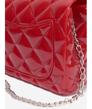 Monnalisa Girls Diamante Quilted Bag in Red est présent 