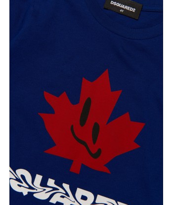 Dsquared2 Kids Slouch Fit Maple Leaf Logo T-Shirt sélection de produits