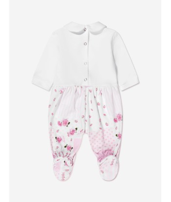 Monnalisa Baby Girls Babygrow And Hat Set in White Toutes les collections ici