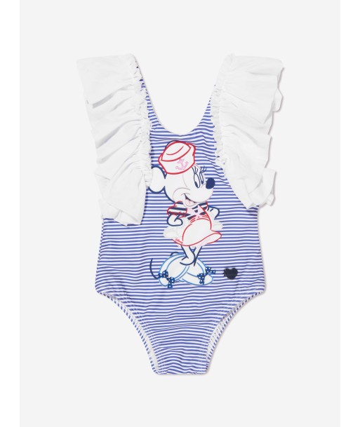 Monnalisa Baby Girls Minnie Mouse Swimsuit in White l'achat 