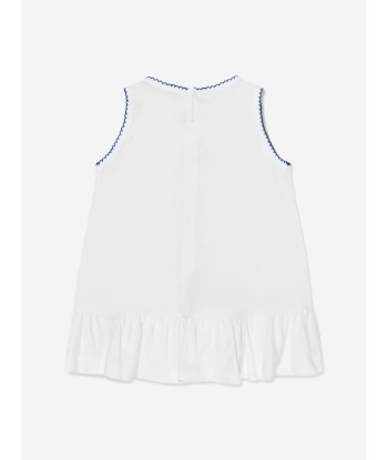 Monnalisa Baby Girls Sleeveless Maxi T-Shirt in White Venez découvrir notre 