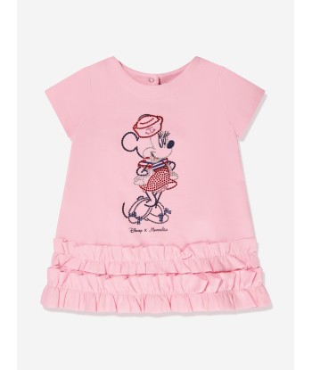 Monnalisa Baby Girls Minnie Mouse Dress in Pink Economisez 