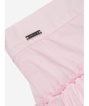 Monnalisa Girls Ruffled Long Skirt in Pink chez Cornerstreet bien 