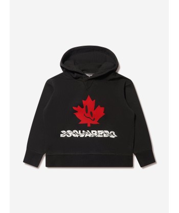 Dsquared2 Kids Slouch Fit Maple Leaf Logo Hoodie s'inspire de l'anatomie humaine