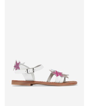 Monnalisa Girls Star Sandals in White Les êtres humains sont 