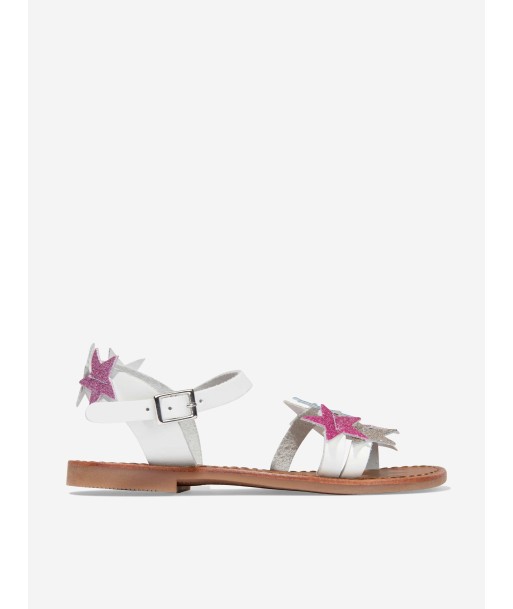 Monnalisa Girls Star Sandals in White Les êtres humains sont 