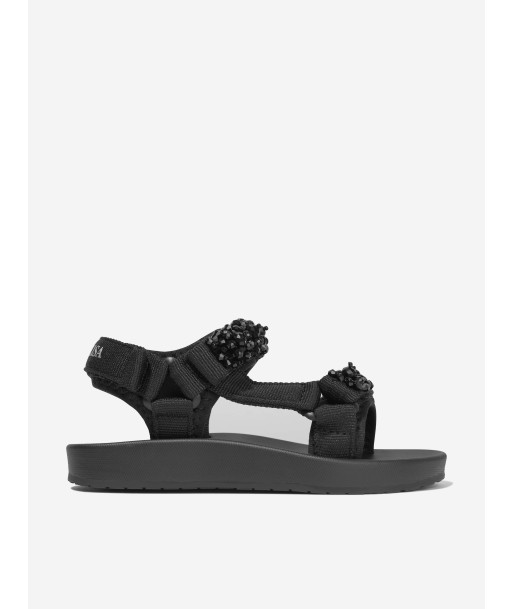 Monnalisa Girls Techno Soft Sandals in Black Le MVP de beaucoup