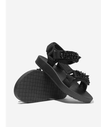 Monnalisa Girls Techno Soft Sandals in Black Le MVP de beaucoup