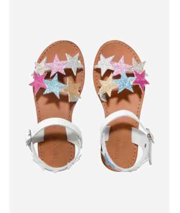 Monnalisa Girls Star Sandals in White Les êtres humains sont 