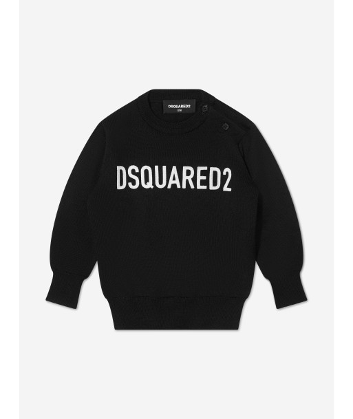 Dsquared2 Baby Boys Wool Knitted Logo Jumper offre 