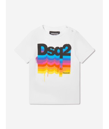 Dsquared2 Baby Rainbow Logo T-Shirt paiement sécurisé