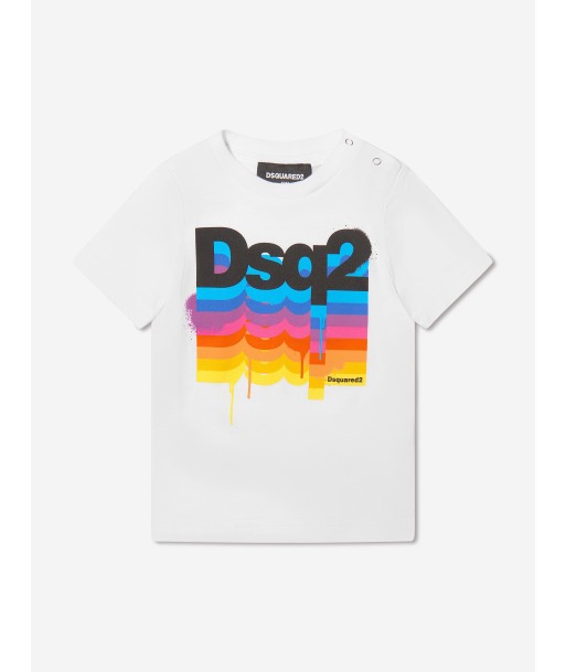 Dsquared2 Baby Rainbow Logo T-Shirt paiement sécurisé