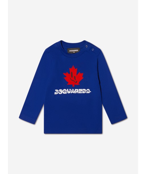 Dsquared2 Baby Long Sleeve Maple Leaf T-Shirt 2 - 3 jours ouvrés.