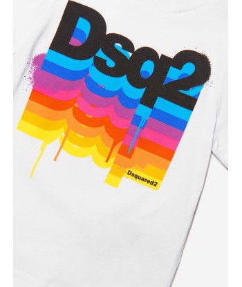 Dsquared2 Baby Rainbow Logo T-Shirt paiement sécurisé