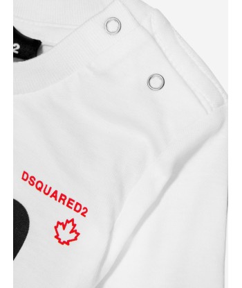 Dsquared2 Baby Logo Print T-Shirt vente chaude votre 