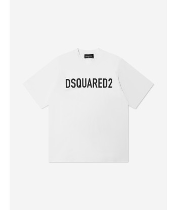 Dsquared2 Kids Slouch Fit Chest Logo T-Shirt basket pas cher