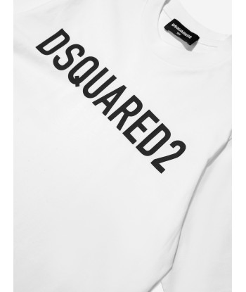 Dsquared2 Kids Slouch Fit Chest Logo T-Shirt basket pas cher